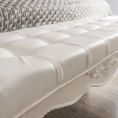 Банкетка Мишель (белый матовый) в Талице - talica.mebel24.online | фото 3
