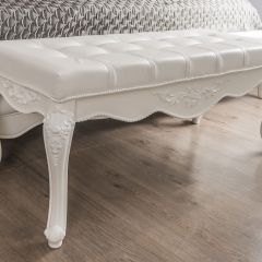 Банкетка Мишель (белый матовый) в Талице - talica.mebel24.online | фото 4