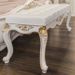 Банкетка Натали (белый глянец) в Талице - talica.mebel24.online | фото 5