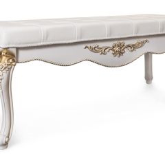 Банкетка Натали (белый глянец) в Талице - talica.mebel24.online | фото 2