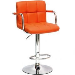 Барный стул Barneo N-69 Kruger Arm Оранжевый в Талице - talica.mebel24.online | фото