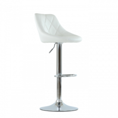 Барный стул Barneo N-83 Comfort (Комфорт) белый в Талице - talica.mebel24.online | фото