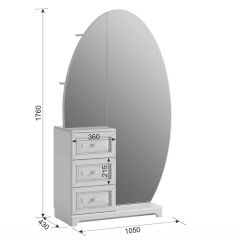 БЕЛЛА Шкаф комбинированный в Талице - talica.mebel24.online | фото 3