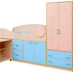 Набор мебели для детской Юниор -12.2 (700*1860) МДФ матовый в Талице - talica.mebel24.online | фото