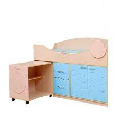 Набор мебели для детской Юниор -12.2 (700*1860) МДФ матовый в Талице - talica.mebel24.online | фото 4