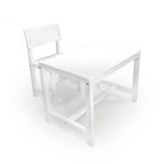 Детский растущий комплект стол и стул Я САМ "Лофт" (Белый, Белый) в Талице - talica.mebel24.online | фото 1