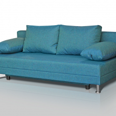 Диван-кровать Комфорт без подлокотников (4 подушки) BALTIC AZURE в Талице - talica.mebel24.online | фото 2