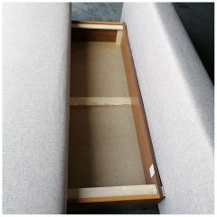 Диван-кровать Комфорт ЛАЙТ без подлокотников (2 подушки) BALTIC GREY в Талице - talica.mebel24.online | фото 8