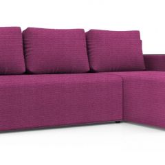 Диван угловой Алиса 3 Shaggy FUCHSIA - TEOS BLACK в Талице - talica.mebel24.online | фото