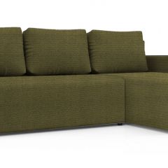 Диван угловой Алиса 3 Shaggy GREEN - TEOS BLACK в Талице - talica.mebel24.online | фото