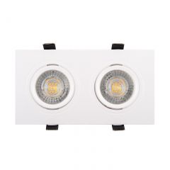 DK3022-WH Встраиваемый светильник, IP 20, 10 Вт, GU5.3, LED, белый, пластик в Талице - talica.mebel24.online | фото