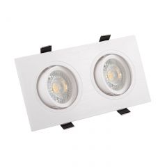 DK3022-WH Встраиваемый светильник, IP 20, 10 Вт, GU5.3, LED, белый, пластик в Талице - talica.mebel24.online | фото 3