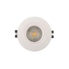 DK3028-WH Встраиваемый светильник, IP 20, 10 Вт, GU5.3, LED, белый, пластик в Талице - talica.mebel24.online | фото