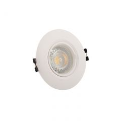 DK3028-WH Встраиваемый светильник, IP 20, 10 Вт, GU5.3, LED, белый, пластик в Талице - talica.mebel24.online | фото 3