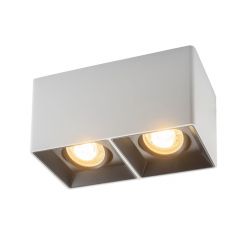 DK3035-WB Светильник накладной IP 20, 10 Вт, GU5.3, LED, белый/черный, пластик в Талице - talica.mebel24.online | фото