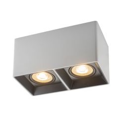 DK3035-WB Светильник накладной IP 20, 10 Вт, GU5.3, LED, белый/черный, пластик в Талице - talica.mebel24.online | фото 2