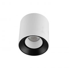 DK3090-WB+WH Светильник накладной IP 20, 10 Вт, GU5.3, LED, бело-черный/белый, пластик в Талице - talica.mebel24.online | фото