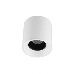 DK3090-WH+BK Светильник накладной IP 20, 10 Вт, GU5.3, LED, белый/черный, пластик в Талице - talica.mebel24.online | фото