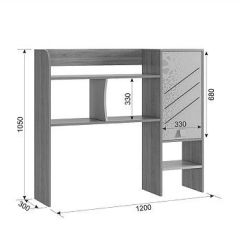 ЭНЕРДЖИ Надстройка 1200 прямая в Талице - talica.mebel24.online | фото 2