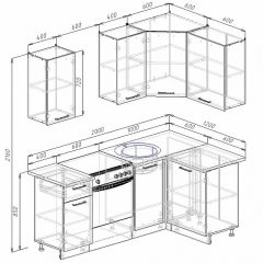 Кухонный гарнитур угловой Бланка 2000х1200 (Стол. 26мм) в Талице - talica.mebel24.online | фото 2