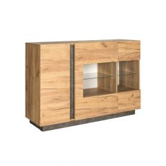 Гостиная Арчи (Дуб Золотой/Камень Темный) в Талице - talica.mebel24.online | фото 4