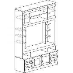 Гостиная Инна 3 Денвер светлый в Талице - talica.mebel24.online | фото 7