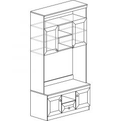 Гостиная Инна 5 Денвер темный в Талице - talica.mebel24.online | фото 9