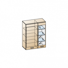 Гостиная Камелия Композиция 1 (Гикори Джексон светлый) в Талице - talica.mebel24.online | фото 9