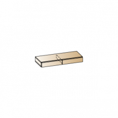 Гостиная Камелия Композиция 1 (Гикори Джексон темный) в Талице - talica.mebel24.online | фото 6