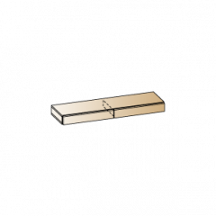 Гостиная Камелия Композиция 11 (Гикори Джексон светлый) в Талице - talica.mebel24.online | фото 6