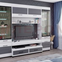 Гостиная Камелия Композиция 11 (Снежный ясень - серый) в Талице - talica.mebel24.online | фото
