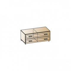 Гостиная Камелия Композиция 6 (Гикори Джексон темный) в Талице - talica.mebel24.online | фото 5