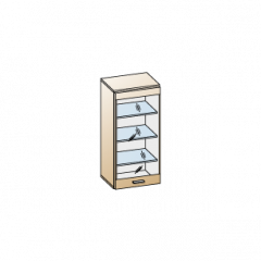 Гостиная Камелия Композиция 8 (Гикори Джексон темный) в Талице - talica.mebel24.online | фото 8