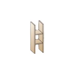 Гостиная Карина Композиция 2 (Гикори Джексон светлый) в Талице - talica.mebel24.online | фото 3