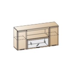 Гостиная Карина Композиция 2 (Гикори Джексон светлый) в Талице - talica.mebel24.online | фото 4