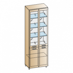 Гостиная Мелисса Композиция 3 (Гикори Джексон светлый) в Талице - talica.mebel24.online | фото 7