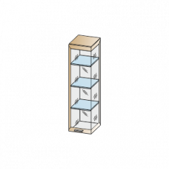 Гостиная Мелисса Композиция 8 (Гикори Джексон светлый) в Талице - talica.mebel24.online | фото 3