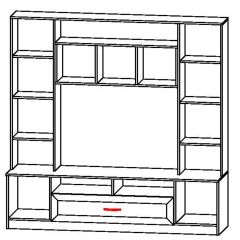 ПРАГА Гостиная (модульная) в Талице - talica.mebel24.online | фото 3