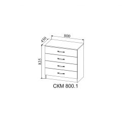 СОФИ Гостиная (модульная) дуб сонома/белый глянец в Талице - talica.mebel24.online | фото 15