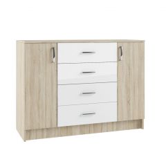 СОФИ Гостиная (модульная) дуб сонома/белый глянец в Талице - talica.mebel24.online | фото 12