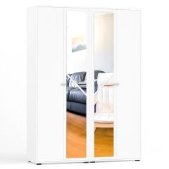 Камелия Шкаф 4-х створчатый, цвет белый, ШхГхВ 160х48х220 см., универсальная сборка, можно использовать как два отдельных шкафа в Талице - talica.mebel24.online | фото