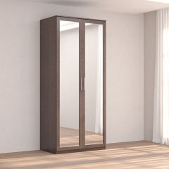 Кэт-4 Шкаф 2-х ств (2 дв зерк) (МДФ Венге) в Талице - talica.mebel24.online | фото