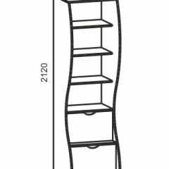 Киви №11 Пенал с 2мя ящ., (ЛДСП молочный дуб/лайм) в Талице - talica.mebel24.online | фото 2