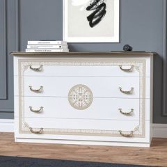 Комод (12.230) Грация (белый/золото) в Талице - talica.mebel24.online | фото