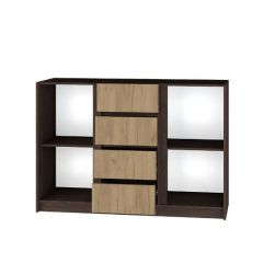 Комод Флоренция (Венге/Дуб Крафт Золотой) в Талице - talica.mebel24.online | фото 2
