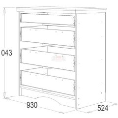 Комод Ольга-10 МДФ в Талице - talica.mebel24.online | фото 2