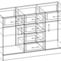 СОФИЯ Комод К1200 2Д (венге/дуб белфорт) в Талице - talica.mebel24.online | фото 3