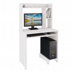 Компьютерный стол №13 (Анкор белый) в Талице - talica.mebel24.online | фото 2