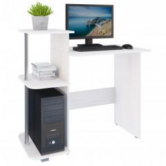 Компьютерный стол №3 (Анкор белый) в Талице - talica.mebel24.online | фото