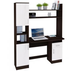 Компьютерный стол ШКОЛЬНИК (Венге/Анкор белый) в Талице - talica.mebel24.online | фото